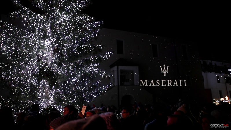 Video Mapping Maserati Winter Tour @ Courmayeur